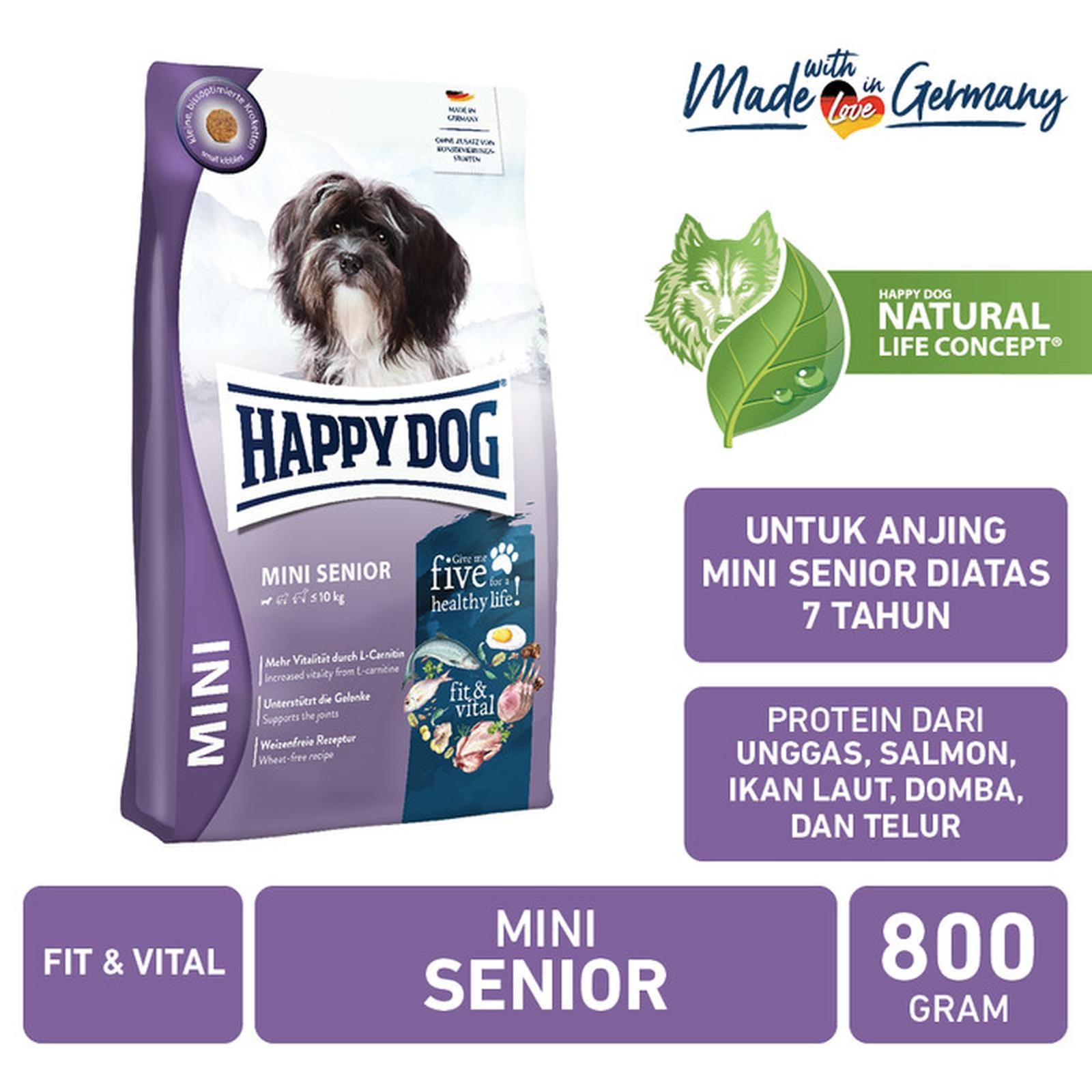 Fit & Vital Mini Senior 800gr