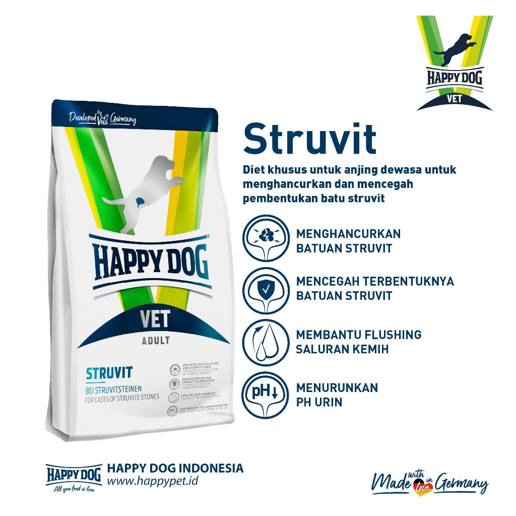 Happy Dog Vet Diet Adipositas Makanan Kering Anjing Khusus Obesitas 1 Kg