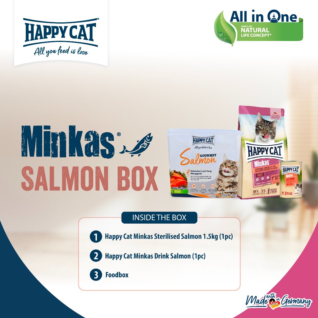 Minkas Sterilised Salmon | Special Box
