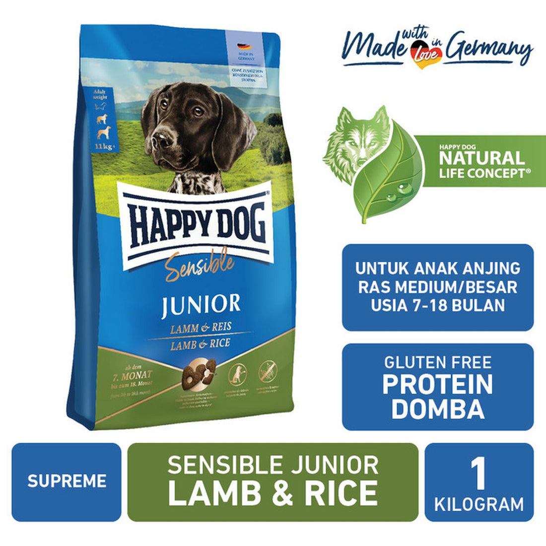 Sensible Junior Lamb &amp; Rice 1kg
