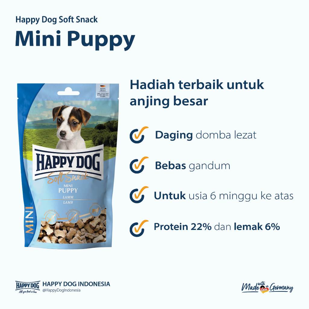 Happy Dog Soft Snack Mini Puppy 100g
