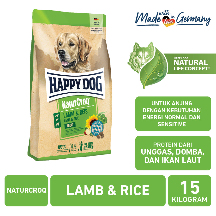 Naturcroq Lamb &amp; Rice 15kg
