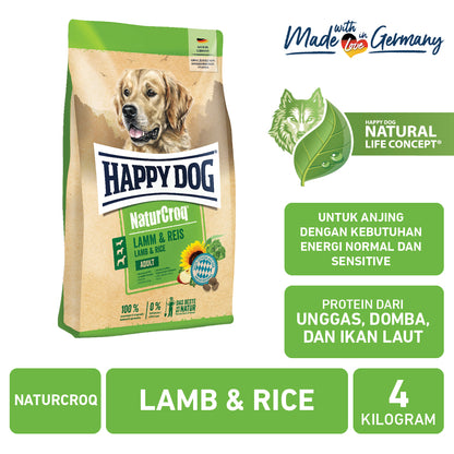 Naturcroq Lamb &amp; Rice 4kg