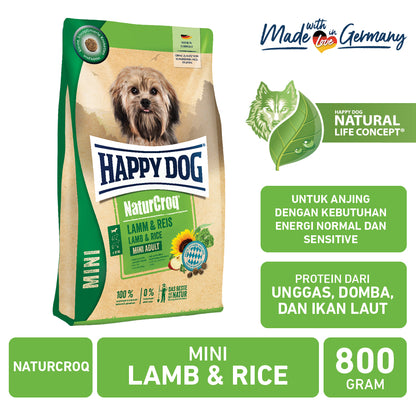 Naturcroq Mini Domba &amp; Nasi 800gr