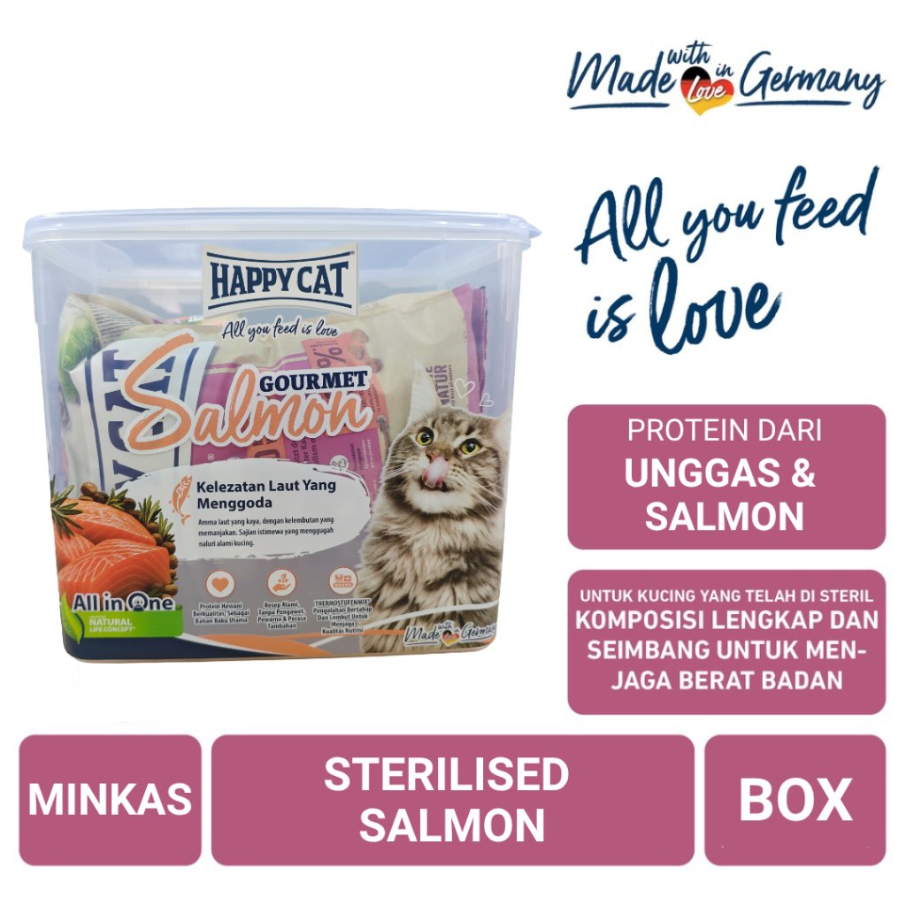 Minkas Sterilised Salmon | Special Box