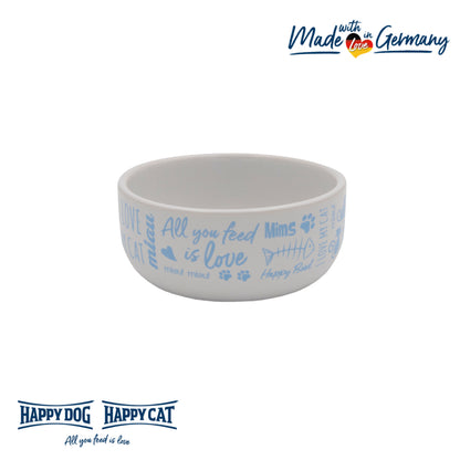 Tempat Makan Kucing/Anjing Mangkuk Keramik Happy Cat Happy Dog