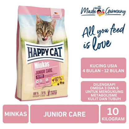 Happy Cat Makanan Anak Kucing Minkas Junior Care 10 kg