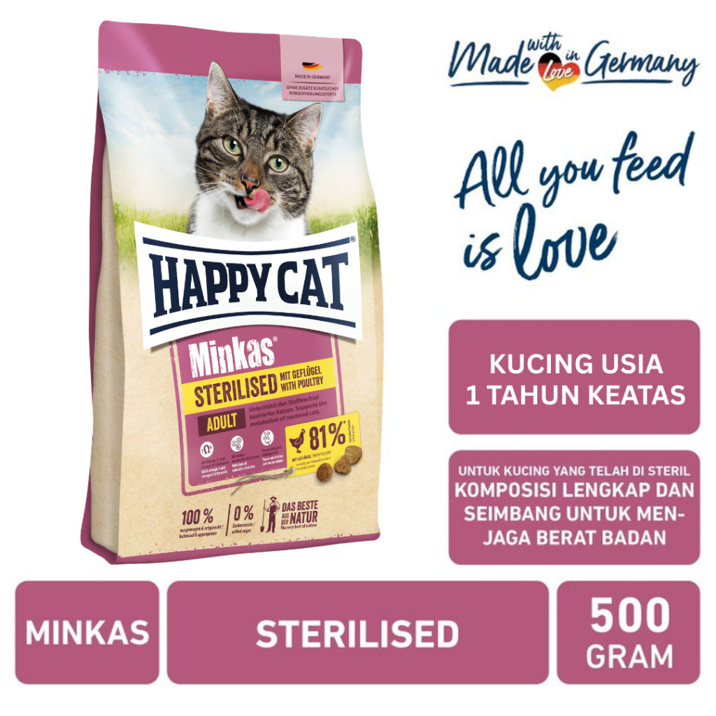 Minkas Sterilised 500gr