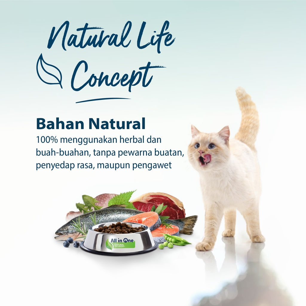 Happy Cat Sterilised Atlantic Salmon | Makanan Kucing Dewasa (300 gr)