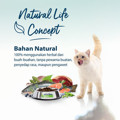 Happy Cat Sterilised Atlantic Salmon | Makanan Kucing Dewasa (300 gr)